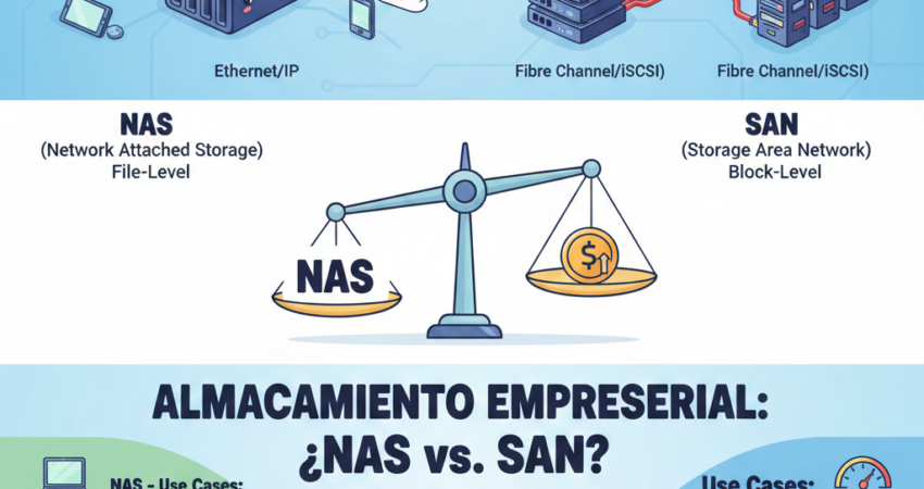 Almacenamiento Empresarial NAS SAN