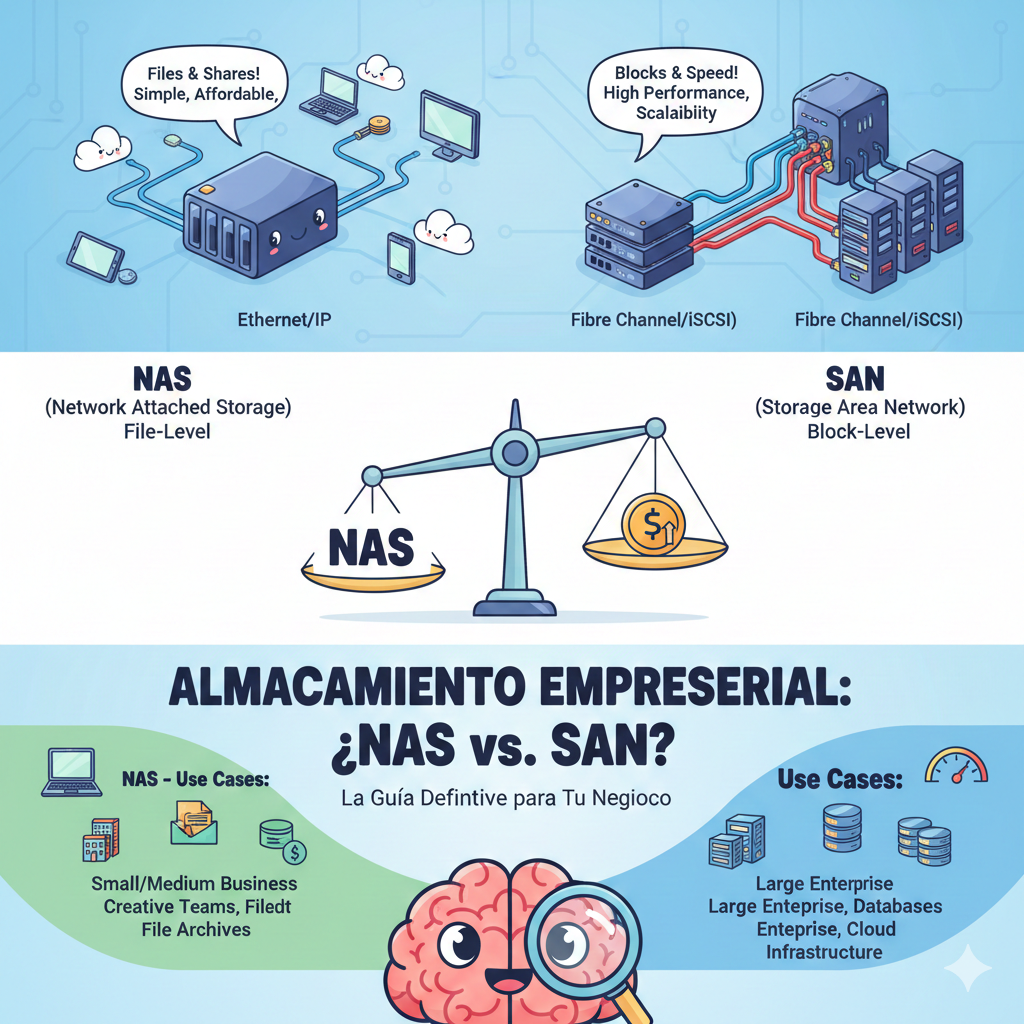 Almacenamiento Empresarial NAS SAN
